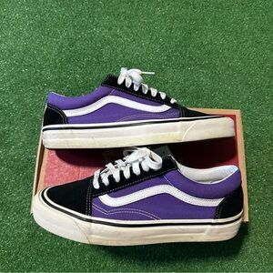 Vans Old Skool 36 DX Anaheim Factory Black/Bright Purple Size 9.5